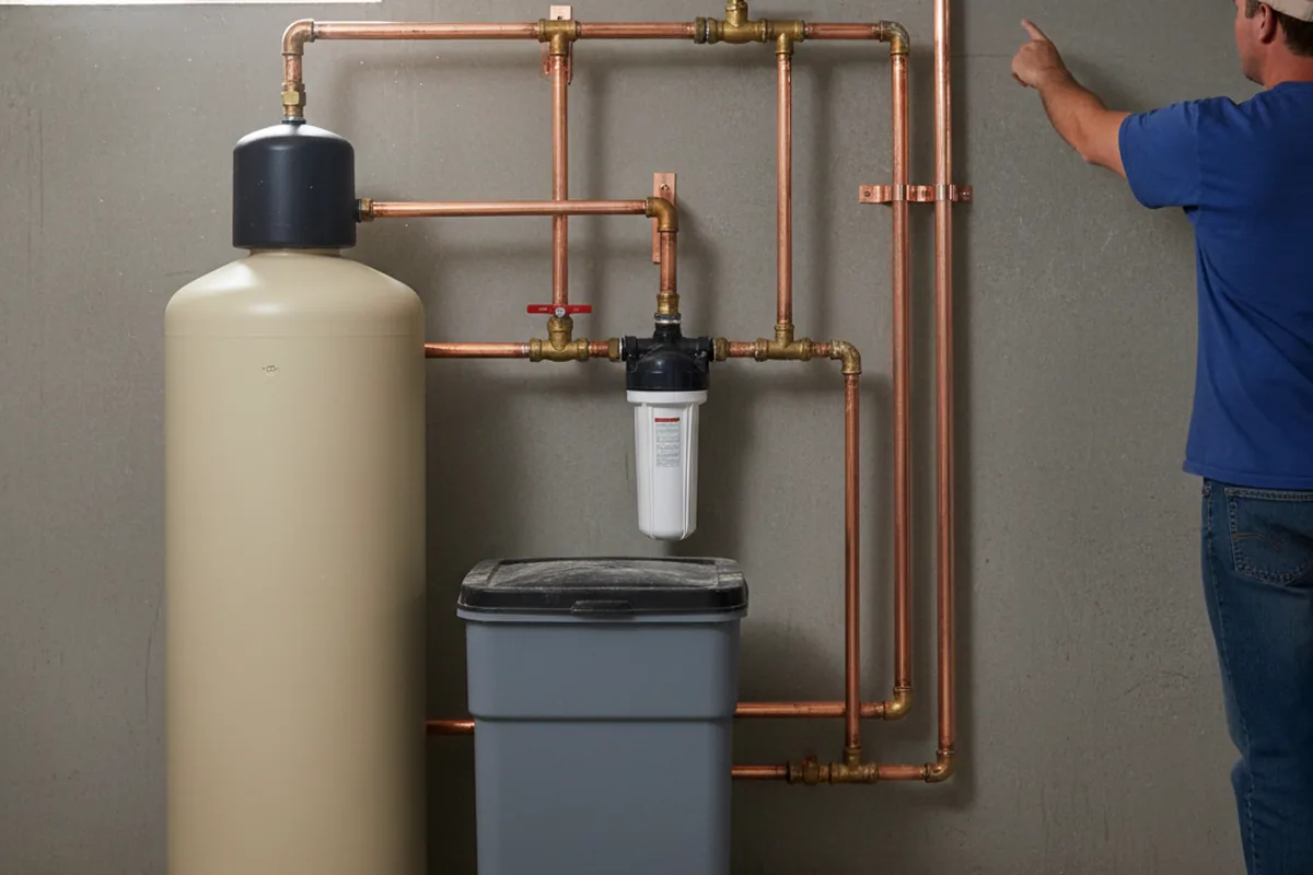 Whole-house water treatment system installed in Stephenson